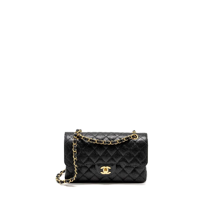 Chanel bags for music concert attendeesChanel Small Classic Double Flap Bag Caviar Black GHW (microchip)