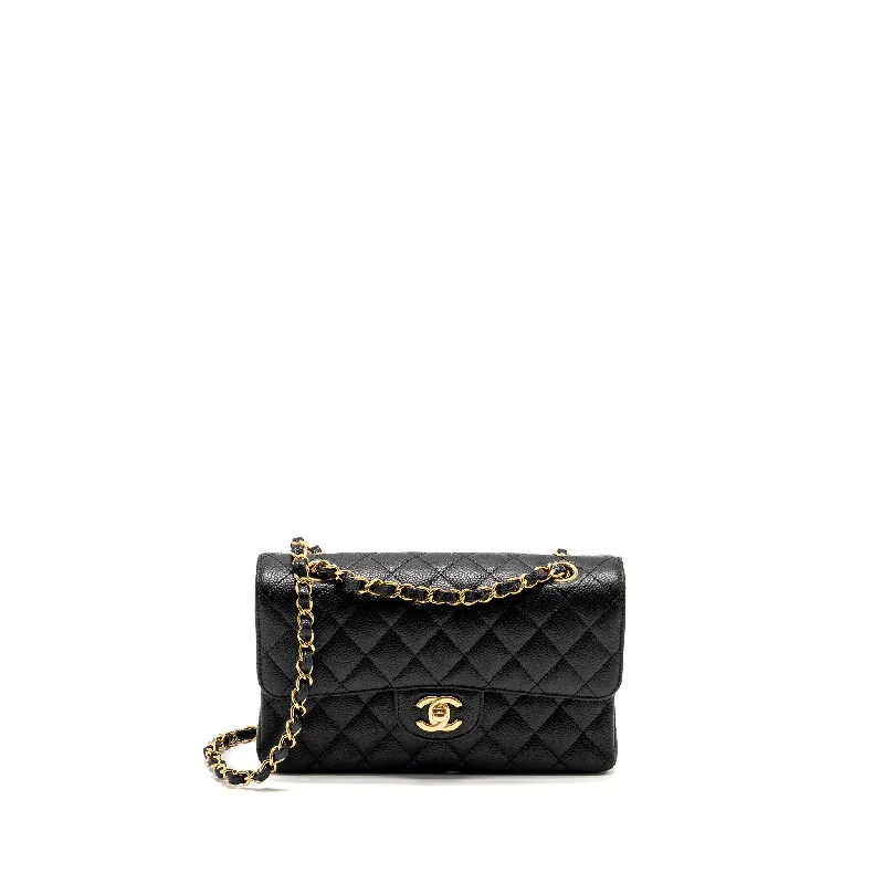 Chanel bags for courtroom lawyersChanel Small Classic Double Flap Bag Caviar Black GHW(microchip)