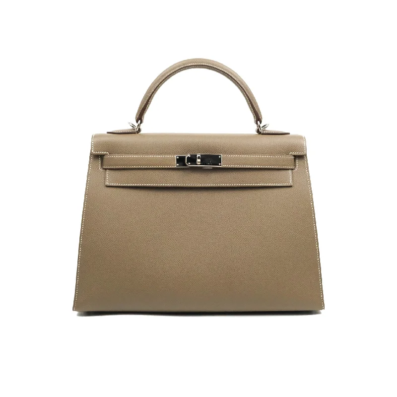 Limited Edition Hermès Constance BagsHermès Kelly 32 Sellier Etoupe Epsom Palladium Hardware HSS