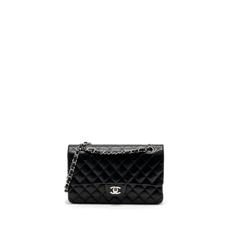 Chanel bags for surgeons in the hospitalChanel medium classic double flap bag lambskin black SHW