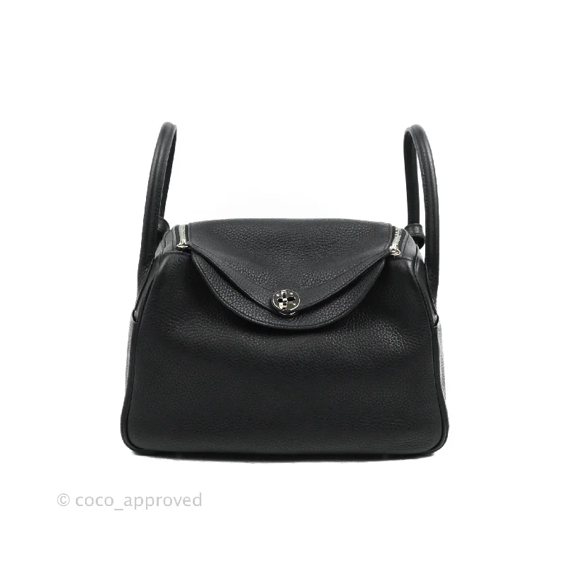 Hermès Roulis 35cm Hot Pink Swift Leather Shoulder BagHermès Lindy 30 Black Clemence Palladium Hardware