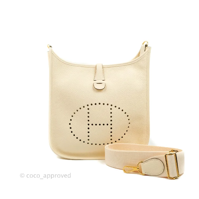 Hermès Constance 24cm Silver Hardware Lizard Leather Crossbody BagHermes Evelyne III 29 Nata Clemence Gold Hardware