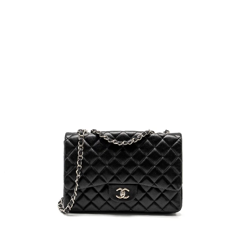 Chanel bags for high - end boutique shoppersChanel Classic single Flap Bag Lambskin Black SHW