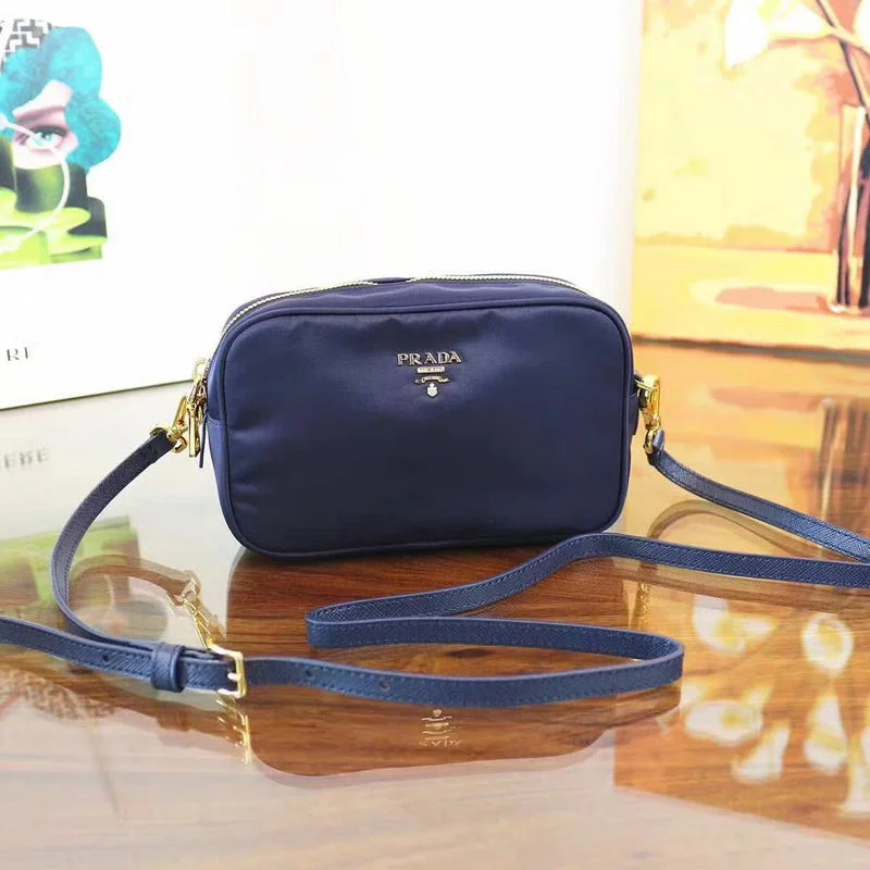 Prada Embroidered Denim Crossbody in Dark Blue for TeensWhimsy Finds - Prada Bags - 072