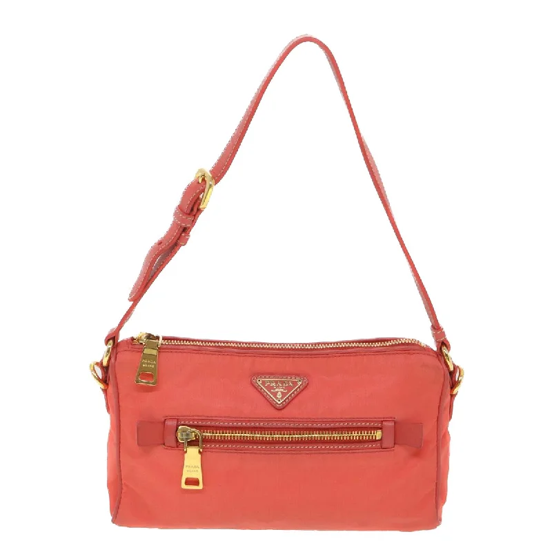 Prada Shearling - Lined Bag in Camel for WinterPrada Shoulder Bag Nylon Orange  38772