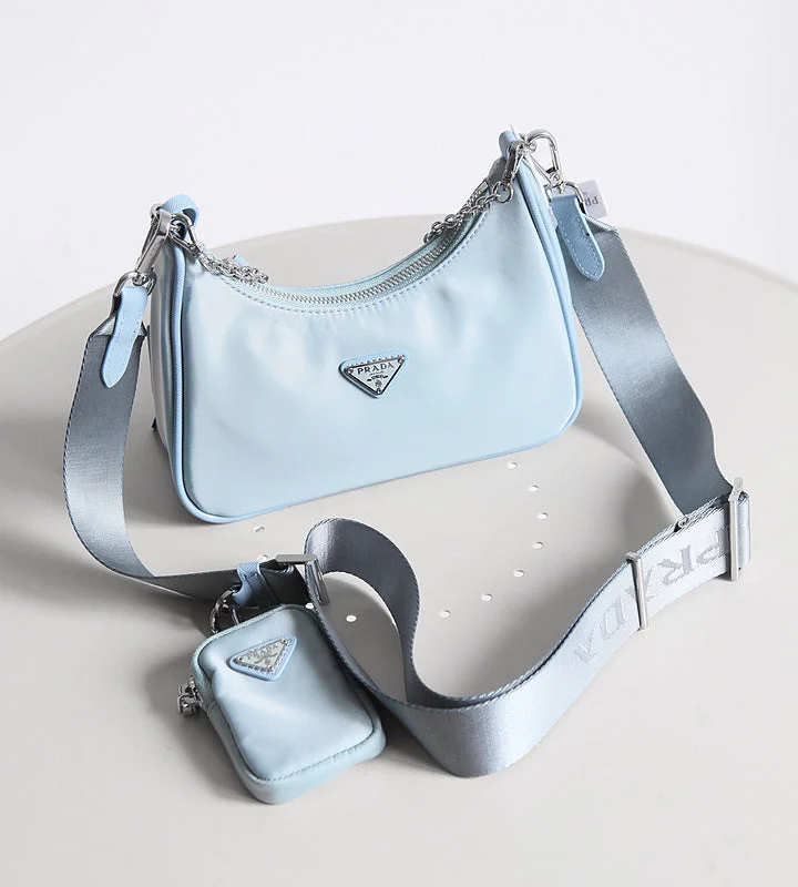 Prada Re - edition Nylon Mini Backpack in Electric BlueWhimsy Finds - Prada Bags - 153