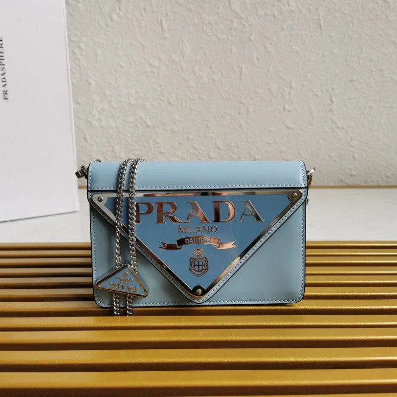 Prada Woven Leather and Nylon Messenger Bag in Tan and BlackWhimsy Finds - Prada Bags - 267