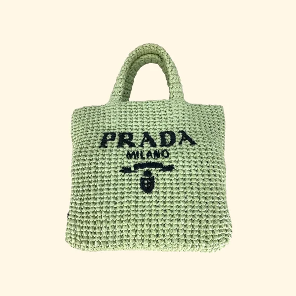 Prada Metallic Patent Leather Bag in Silver for Red - Carpet LooksPrada Mini Tote Raffia