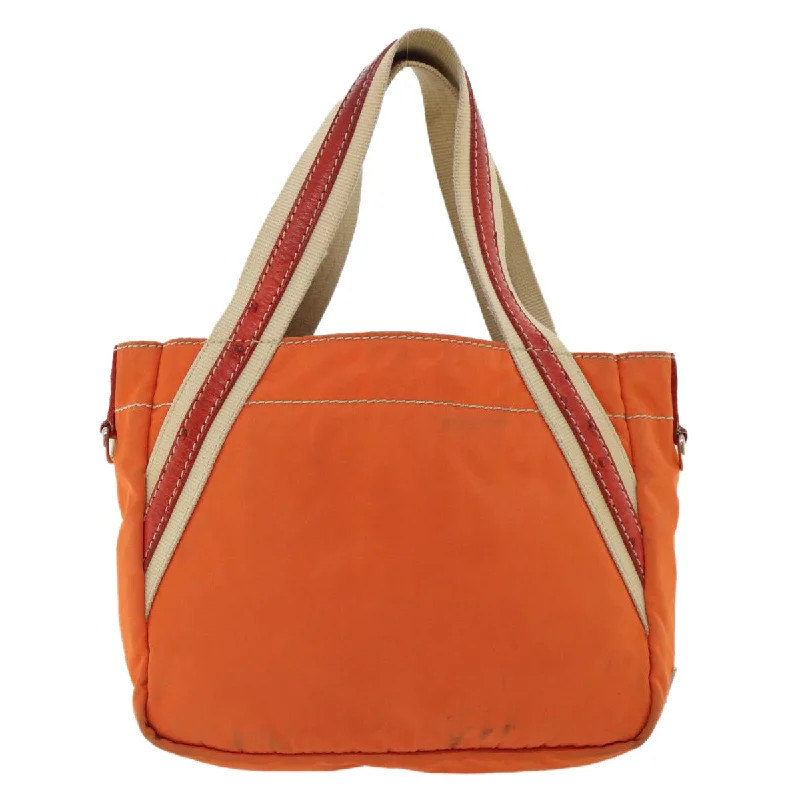 Prada Embroidered Leather Crossbody in Cream for BridesmaidsPrada Hand Bag Nylon Orange  ac1296