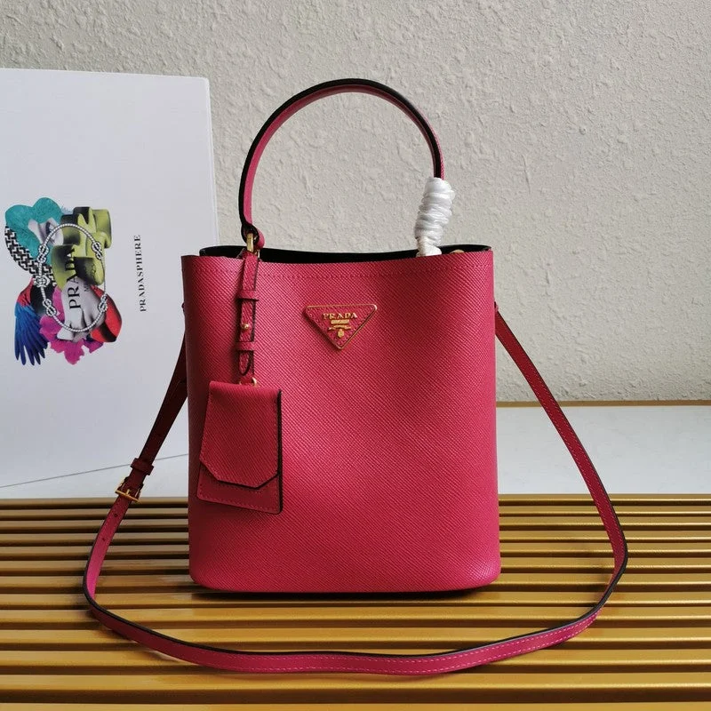 Prada Patent Leather Crossbody in Fuchsia for FashionistasWhimsy Finds - Prada Bags - 360