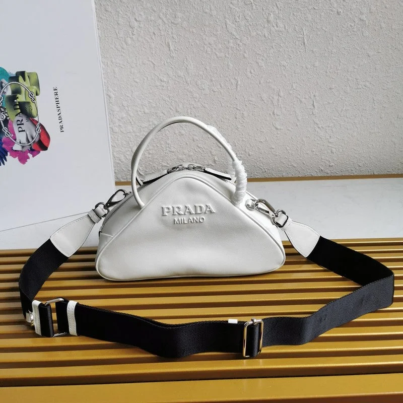 Prada Nylon Duffle Bag in Grey for Gym UseWhimsy Finds - Prada Bags - 461