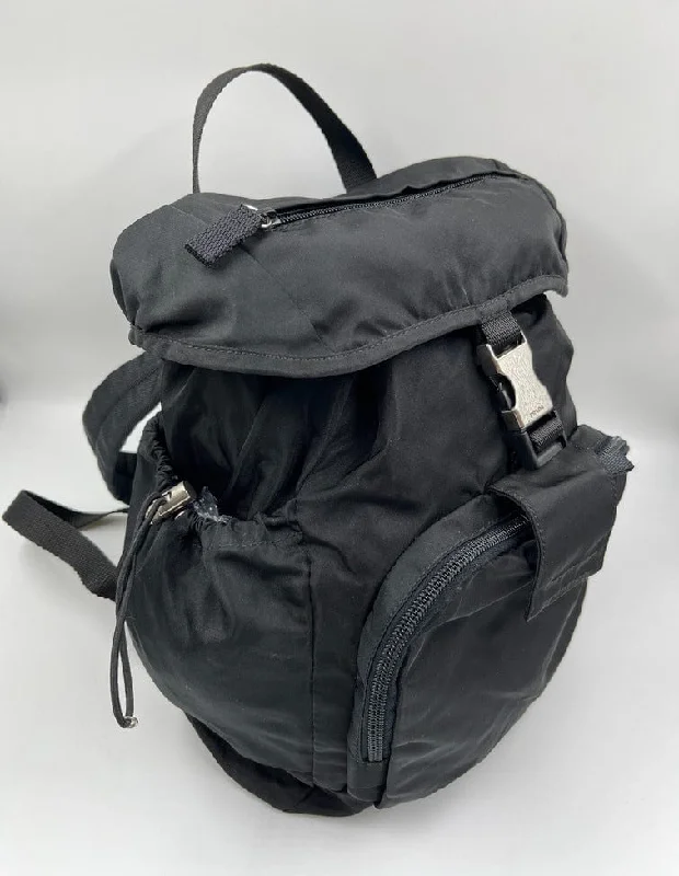 Prada Saffiano Leather Backpack in Grey for HikingPrada Nylon Backpack