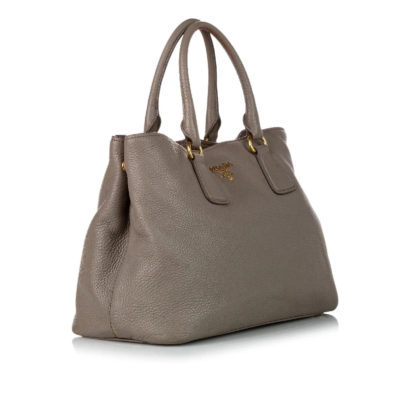 Prada Geometric - Patterned Canvas Bag in Grey for City WalksPrada Vitello Daino Satchel 30621