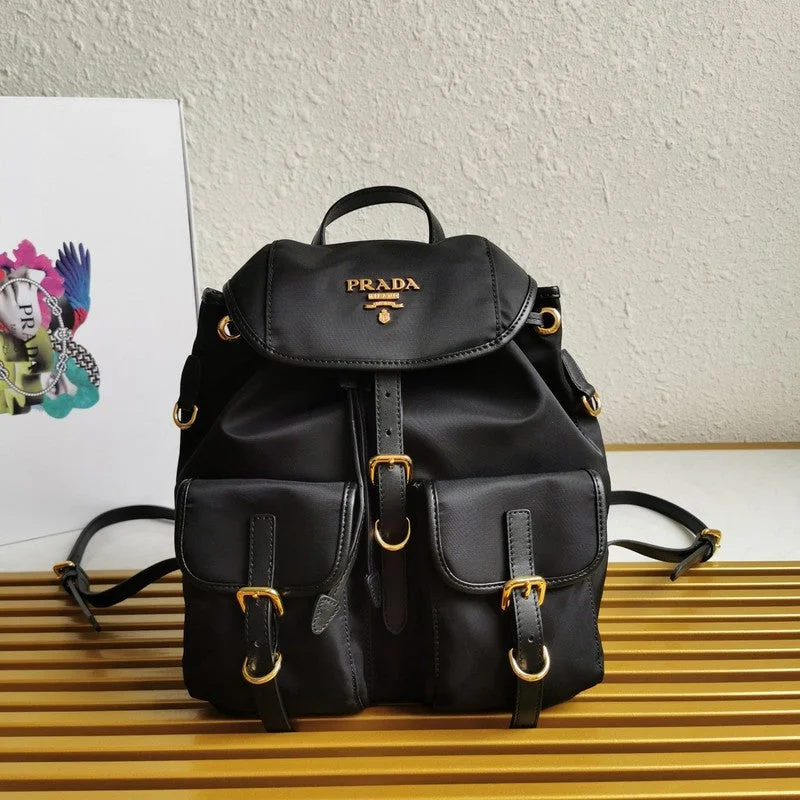 Prada Suede Bucket Bag in Navy with TasselsWhimsy Finds - Prada Bags - 030