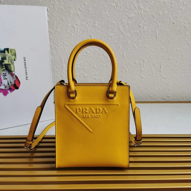 Prada Suede Tote in Mustard Yellow for Fall OutfitsWhimsy Finds - Prada Bags - 414