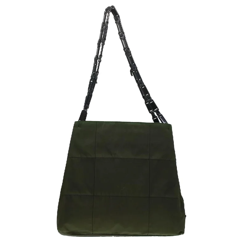 Prada Tessuto Nylon Messenger Bag in Olive Green for TravelPrada Shoulder Bag Nylon Green  cl588