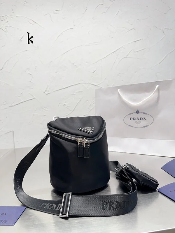 Prada Suede Bucket Bag in Navy with Gold - Tone HardwareWhimsy Finds - Prada Bags - 289