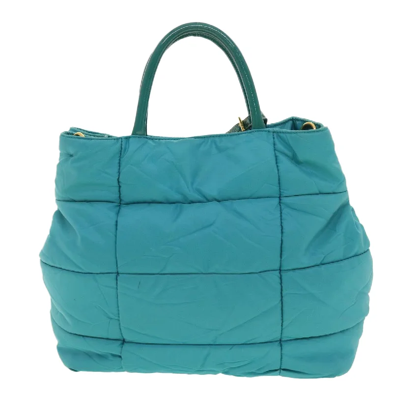 Prada Suede Bucket Bag in Navy with Gold - Tone HardwarePrada Quilted Hand Bag Nylon 2way Turquoise Blue  40351