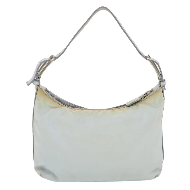 Prada Logo - Embossed Canvas Tote in Khaki 38cmPrada Shoulder Bag Nylon Light Blue  44149