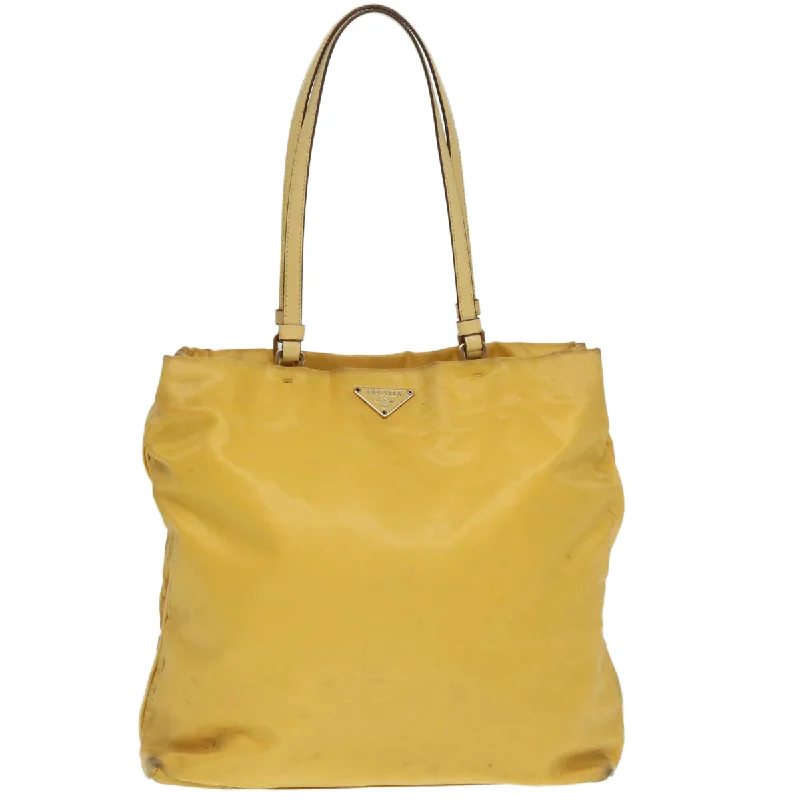 Prada Croc - Print Patent Leather Bag in Emerald Green for GalasPRADA Tote Bag Nylon Yellow Gold Auth 87177