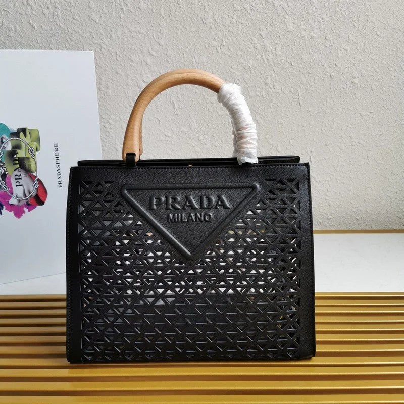 Prada Patent Leather Shoulder Bag in Black with Chunky ChainWhimsy Finds - Prada Bags - 394